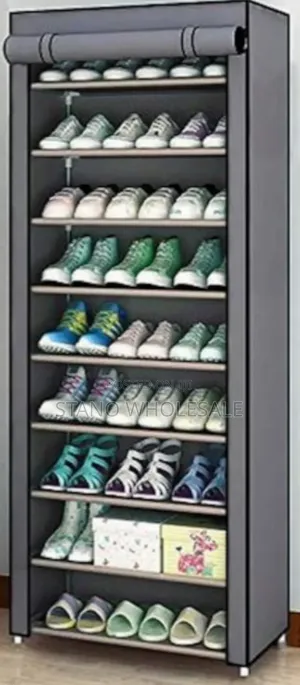 10 Tier Shoe Rack - Mpya Kabisa