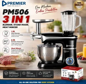 Premier Blender, Mixer & Mchinjo Nyama 3-in-1