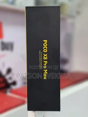 Xiaomi Poco X8 Pro Max 512GB Mpya Nyeusi