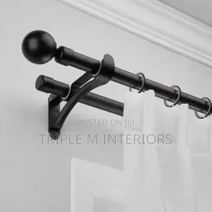 Juakali Heavy Gauge Antique Curtain Rods
