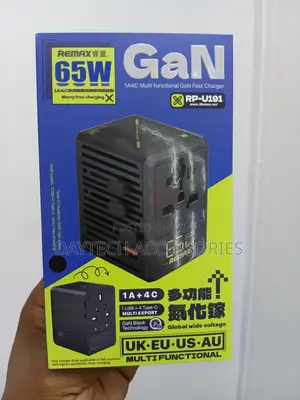 Remax RP-U191 65W GaN Fast Charger & Universal Travel Adapter
