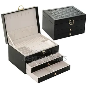 Multi-Layer Jewelry Storage Box Organizer