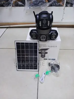 Smart V380 Pro Triple Lens Solar CCTV Camera