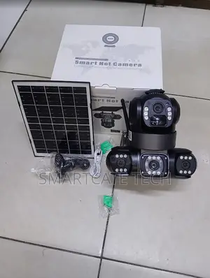Kamera ya CCTV ya V380 Pro yenye Lensi 3 za Solar