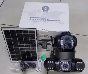 Kamera ya Nje ya V380 Pro yenye Lensi Tatu na Solar PTZ