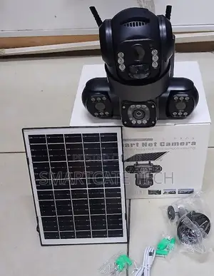 Kamera ya Usalama ya V380 Pro Solar yenye Lensi Tatu za WiFi PTZ