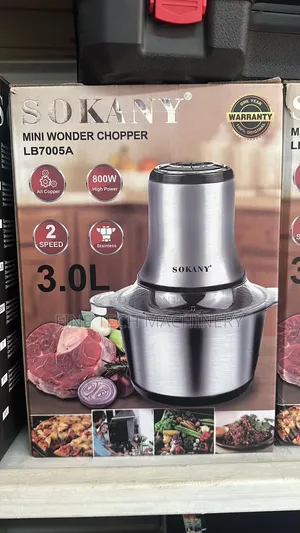 Sokany Mini Wonder Food Processor Mpya Kabisa