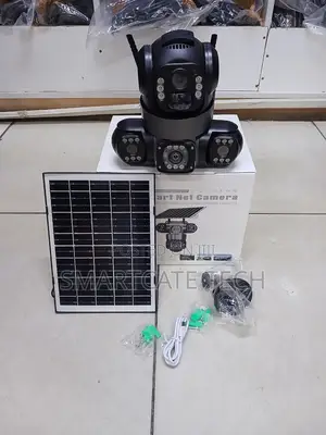 Kamera ya V380 Pro Triple Lens Solar PTZ