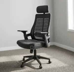 Kiti cha Ofisi cha Mtendaji chenye Ergonomic - Nyeusi