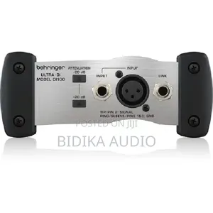 Behringer DI100 DI Box Moja ya Kitufe
