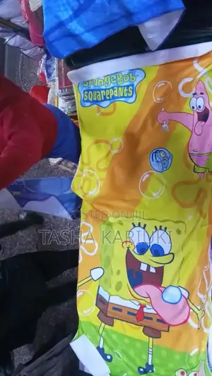 Taulo ya Watoto Mada ya SpongeBob Cartoon