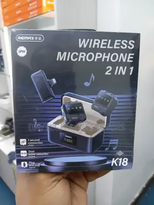 Remax Dual Wireless Lavalier Microphone Set for iPhone