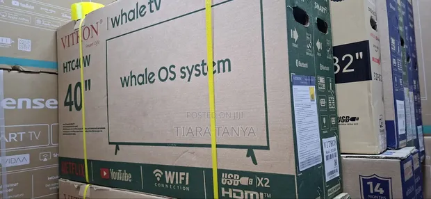 Vitron HTC40W 40" Smart TV ya Whale OS Isiyo na Fremu - 1