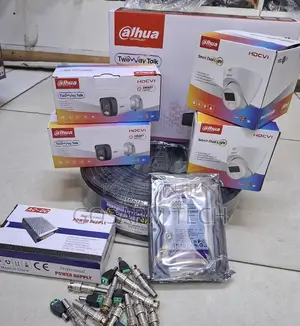 Dahua Smart Dual Light CCTV Kit 4-Channel (2MP Kamera na Sauti)