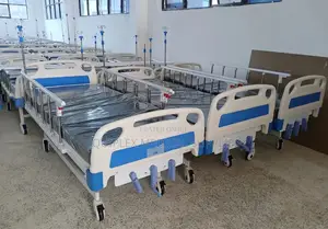 High-Quality Hospital Bed (3 Cranks) with Mattress