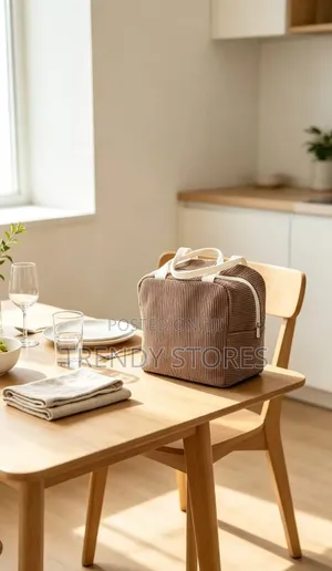Double Layer Insulated Lunch Bag