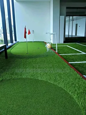 Carpet za Nyasi Bandia za Kijani - Uzito Mzuri