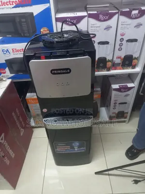 Primdale 3 Taps Nyeusi Water Dispenser