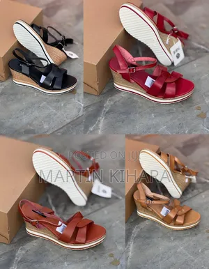 Dune Ladies Leather Wedges (Sizes 37-42)