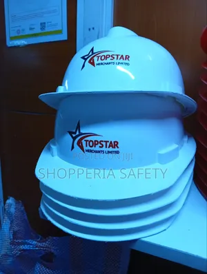 White Safety Helmets