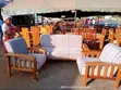 Open Sofa Set - Mbao ya Mahogany - 4