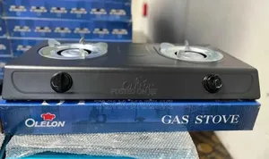 Olelon Black Metallic Tabletop Gas Cooker Davy