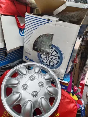 13" Car Wheel Cover - Multi Spoke Silver Design