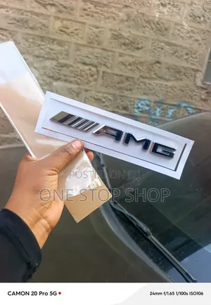 Nembo ya Barua za AMG za Chrome 3D
