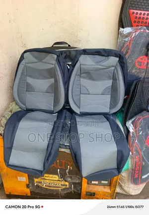 Universal Fabric Leather Mix Car Seat Covers kwa Magari ya Viti 5