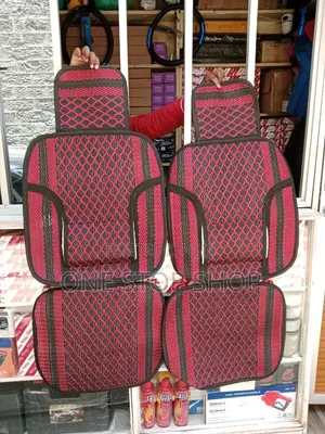Vifuniko vya Viti 2pc - Kitambaa cha Kusuka na Mesh ya Kupumua