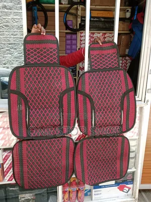 Kifuniko cha Kiti cha Mbele cha Uzi 2pc chenye Kiambatisho cha Headrest