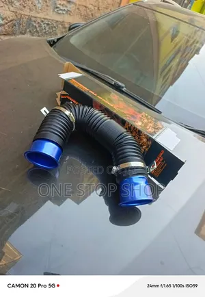 3-inch (76mm) Flexible Cold Air Intake Pipe with Trumpet Ends