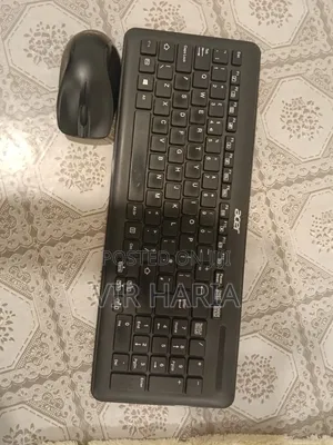 Acer Wireless Keyboard na Mouse Combo (Full Size, Nyeusi)