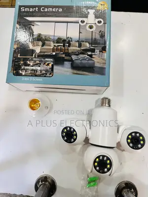 3 Lens WiFi CCTV Camera ya nje ya Usalama
