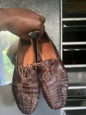 Viatu vya Kawaida vya Ngozi ya Ndama - Brown