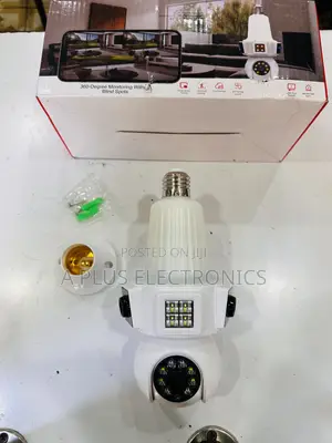 3 Lens E33 WiFi CCTV Camera - 360° HD Usalama