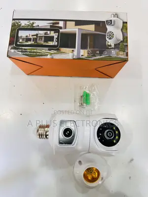 E9 Wifi CCTV Kamera Mbili Mwonekano wa 360°