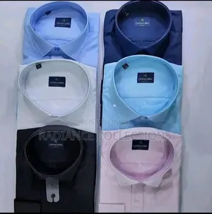 Men's Classic Fit Plain Dress Shirts