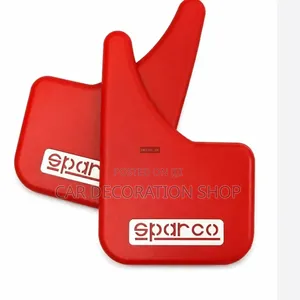 Sparco 4pc Universal Mudflaps - Zinawekwa kwa Kuchimba