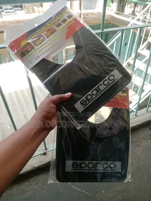 2pc Sparco Black Wheel Arch Mudflaps Protector