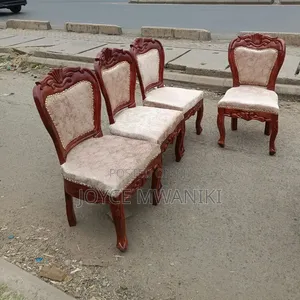 Solid Mahogany Dining Chairs (Set of 4)