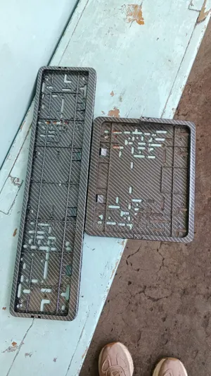Seti Mpya ya Kishikilia Namba ya Usajili ya Carbon Fiber