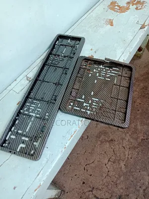 2pc Hydrographic Carbon Finish NTSA Plate Holders za Namba