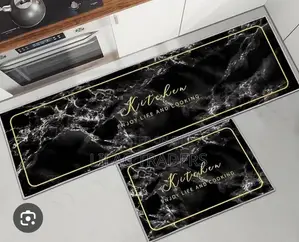 Luxury 3D Kitchen Mats with Heavy Rubber Underside
