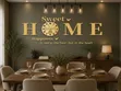Numeral Acrylic DIY Wall Clock - Gold - 1