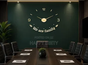 Numeral Acrylic DIY Wall Clock (55-70cm) - Gold