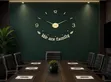 Numeral Acrylic DIY Wall Clock (55-70cm) - Gold - 2