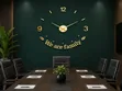 Numeral Acrylic DIY Wall Clock (55-70cm) - Gold - 3