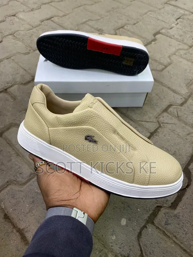 Lacoste Slip-on Casual Sneakers - Beige - 1