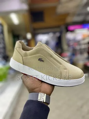Lacoste Slip-on Casual Sneakers - Beige